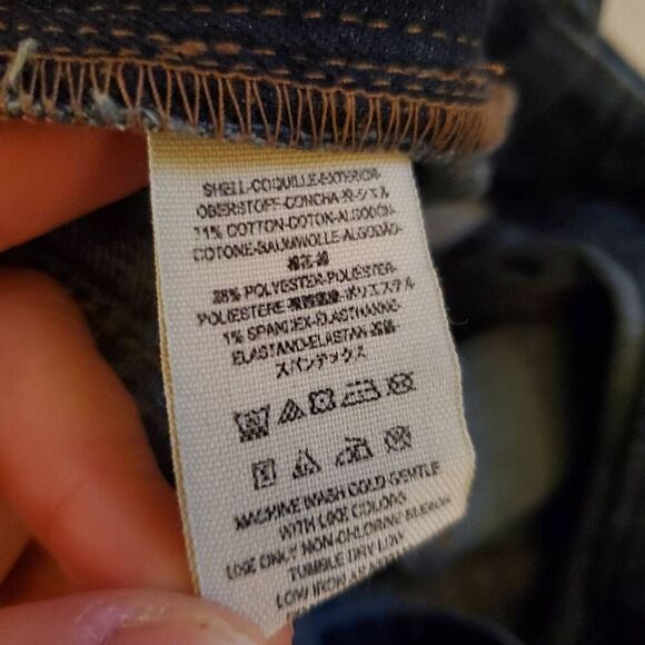 EUC Free People Blue Jean Overalls Size 30 - Picture 11 of 13